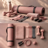 Fitness Equipment & Accessories Sets — overhead view